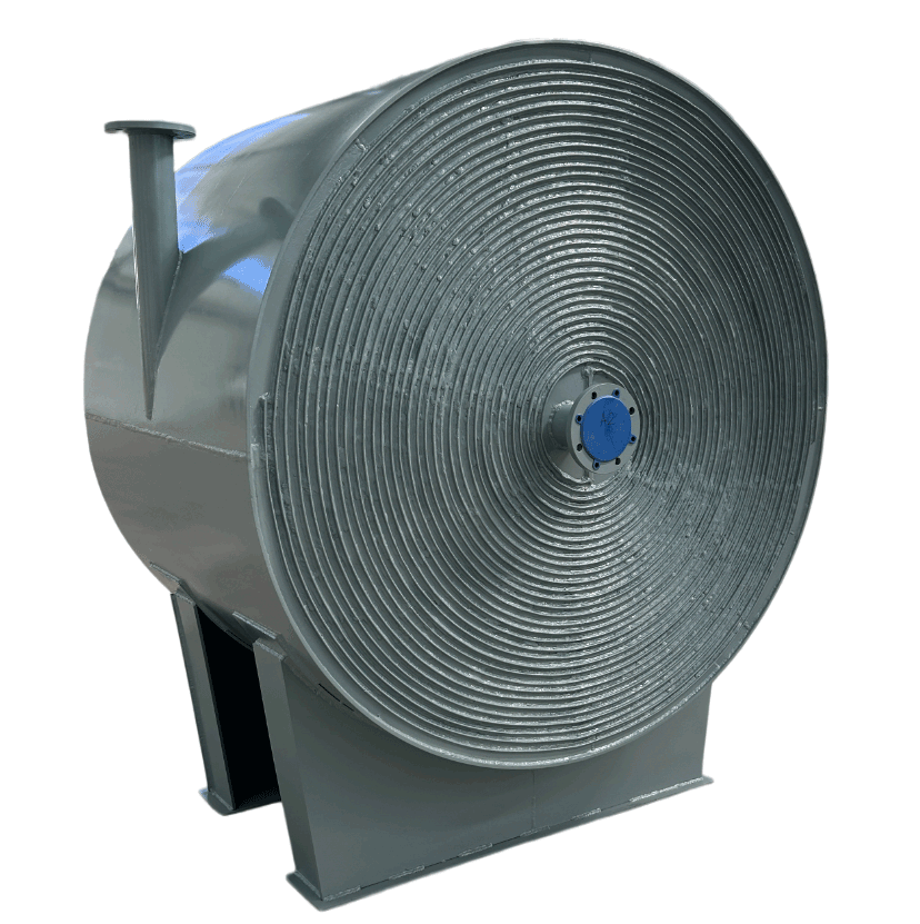 河南中圣節能螺旋板換熱器助力化工企業實現高效節能